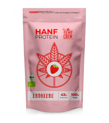 Hanfprotein Erdbeere